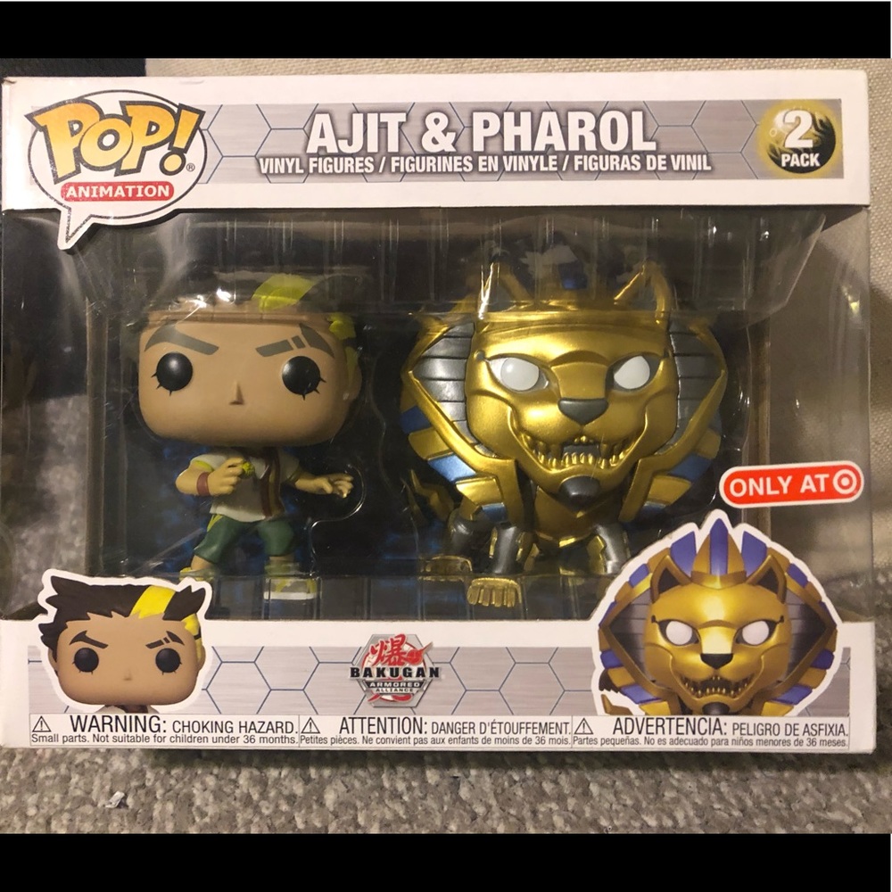 Funko POP! Animation: Bakugan - Ajit & Pharol (Target Exclusive)